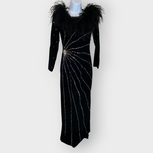 Abito vintage formale velluto - abito,