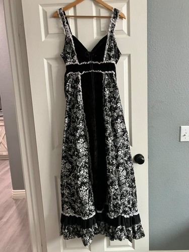 Abito prendisole maxi nero