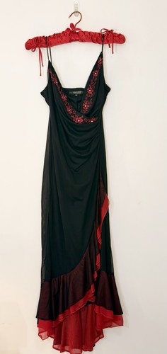 Abito vestito vintage y2k nero - vintage,