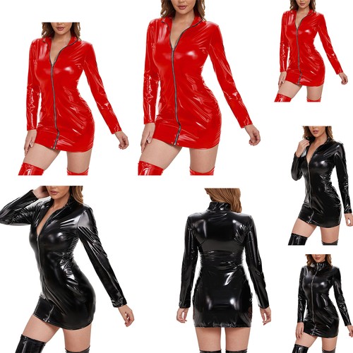 Abito donna pelle pvc - , lucido