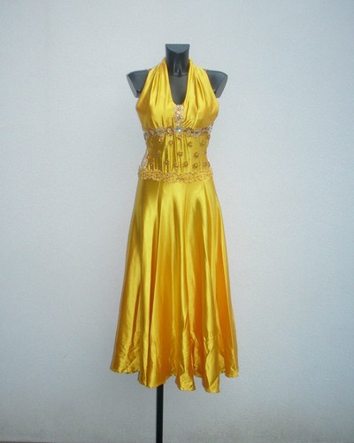 Abito ballo giallo - ballo, con
